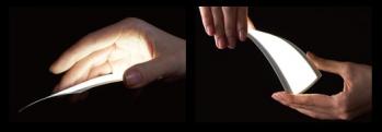 Konica Minolta's flexible OLED lighting panels video | OLED-Info