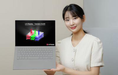 A 13-inch tandem laptop OLED panel, LG Display